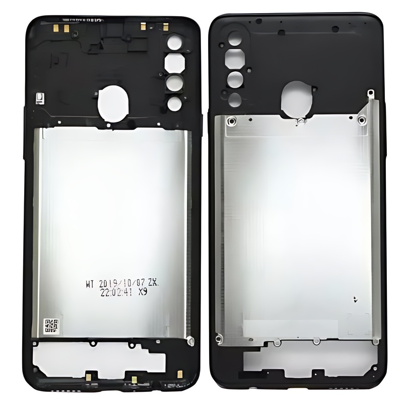 For Samsung Galaxy A20s , A207 - Replacement Battery Cover Chassis With Buttons