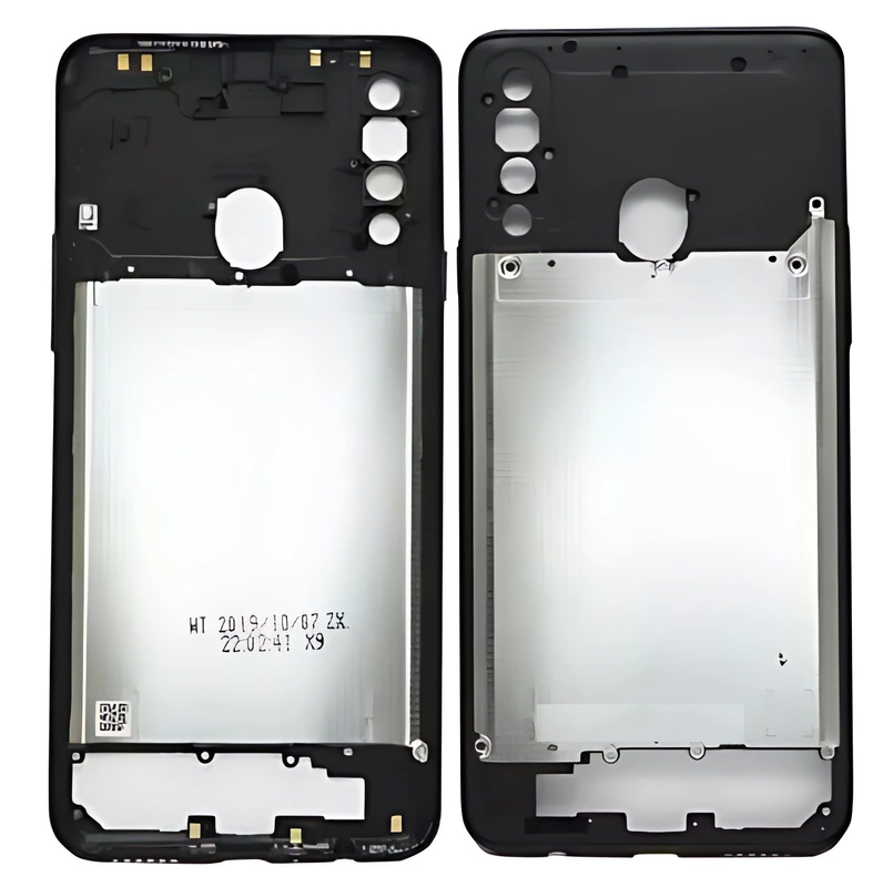 For Samsung Galaxy A20s , A207 - Replacement Battery Cover Chassis With Buttons