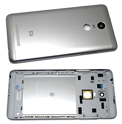Xiaomi Redmi Note 3 - Replacement Battery Cover With Buttons - Version 1 - Black