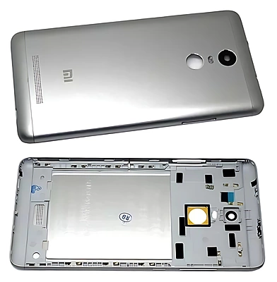 Xiaomi Redmi Note 3 - Replacement Battery Cover With Buttons - Version 2 - Black