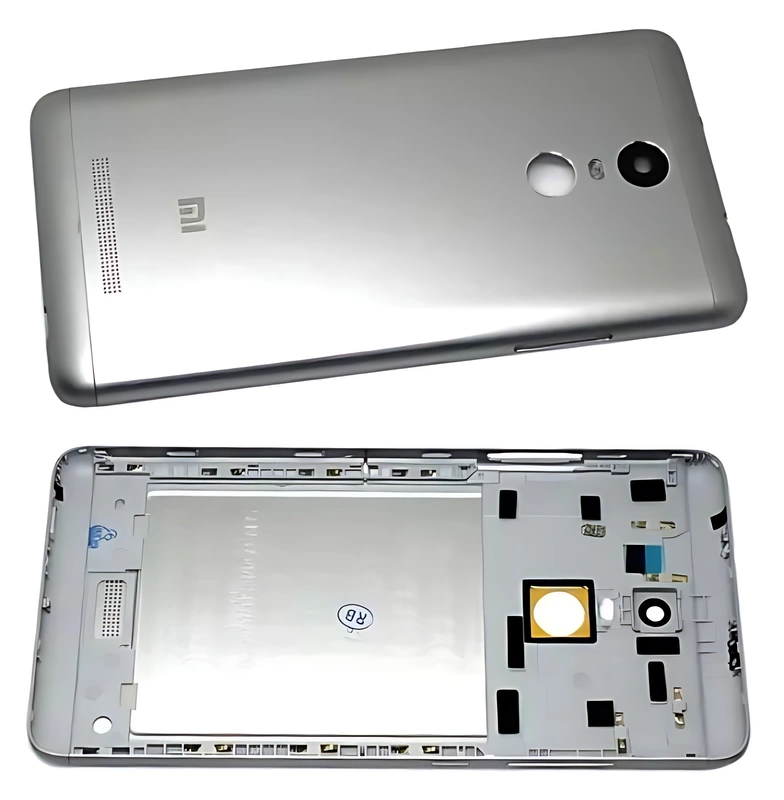 Xiaomi Redmi Note 3 - Replacement Battery Cover With Buttons - Version 2 - Black