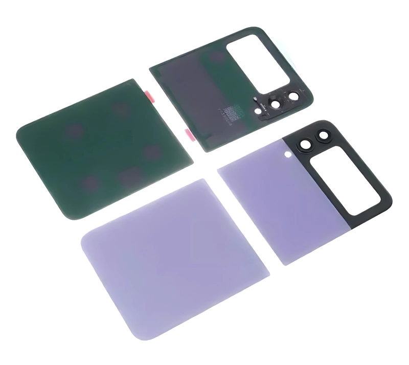 For Samsung Galaxy Z Flip4 , F721 - Replacement Battery Cover With Camera Lens & Adhesive - Bora Purple