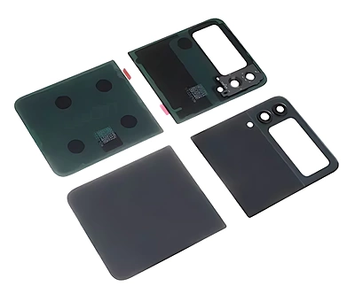 For Samsung Galaxy Z Flip4 , F721 - Replacement Battery Cover With Camera Lens & Adhesive - Graphite