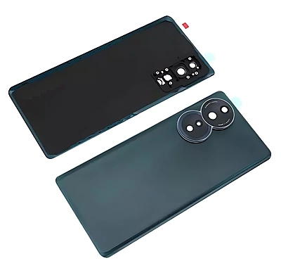 For Honor 80 - Replacement Battery Cover With Camera Lens & Adhesive - Green