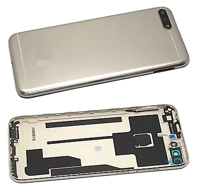 Genuine Huawei Y6 Prime 2018 - Replacement Battery Cover With Camera Lens & Buttons - Gold - Original