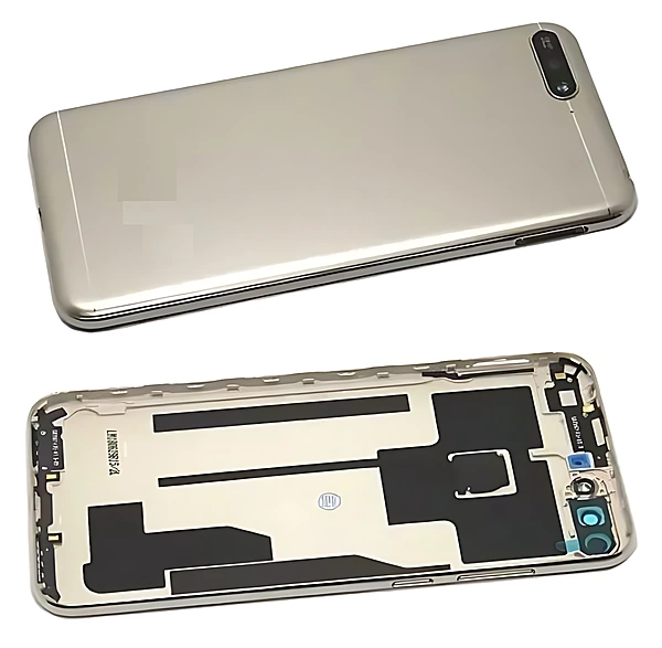 Genuine Huawei Y6 Prime 2018 - Replacement Battery Cover With Camera Lens & Buttons - Gold - Original