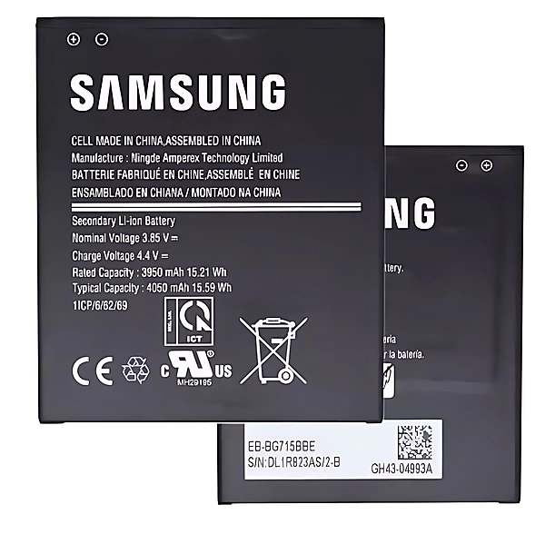 Genuine Samsung Xcover Pro G715 - Replacement Battery EB - BG715BBE - Service Pack - GH43 - 04993A