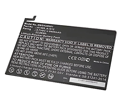 For iPad Mini 2 - Mini 3 - Replacement Battery A1489 A1512 - 6400mAh 3.7V