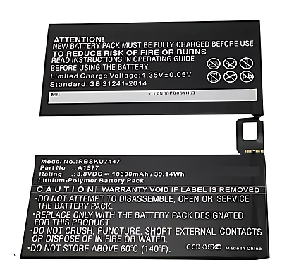 For iPad Pro 12.9 (2015) - Replacement Battery A1577 10300mAh 4.35V