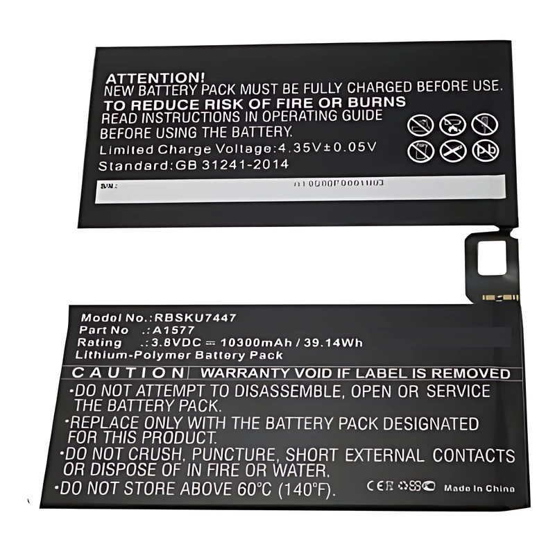 For iPad Pro 12.9 (2015) - Replacement Battery A1577 10300mAh 4.35V