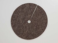 Baumscheibe aus 100 % Wolle