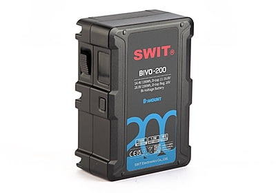 BIVO-200 | 200Wh 14V/28V 200W High Load B-Mount Battery with OLED and powerful 2xD-taps BIVO-200 | 200Wh 14V/28V 200W High Load B-Mount Battery with OLED and powerful 2xD-taps