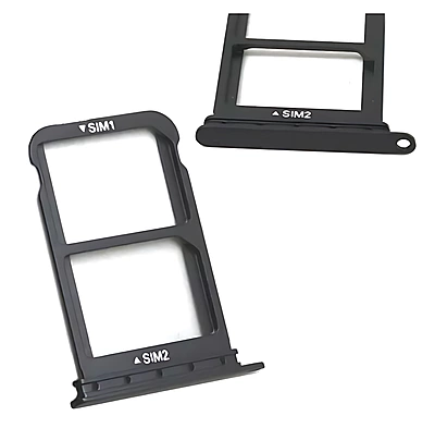 For Huawei P20 Pro - Replacement Dual SIM Card Tray Holder - Black