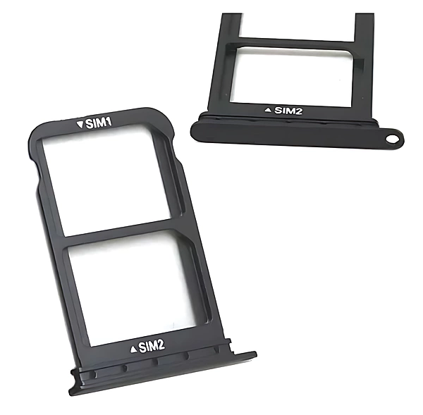 For Huawei P20 Pro - Replacement Dual SIM Card Tray Holder - Black