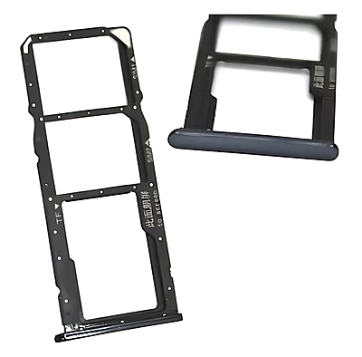 Huawei Y7 Prime 2018 - Replacement Dual SIM Card Tray Holder - Black