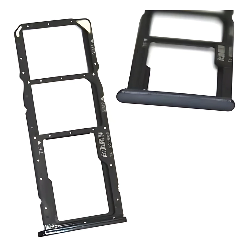Huawei Y7 Prime 2018 - Replacement Dual SIM Card Tray Holder - Black