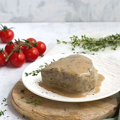 Braised Beef Steak with Pepper Sauce