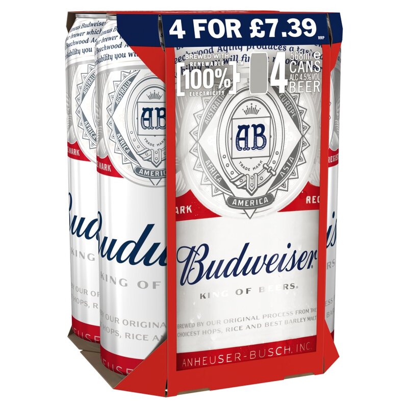 Budwiser Pint £7.39