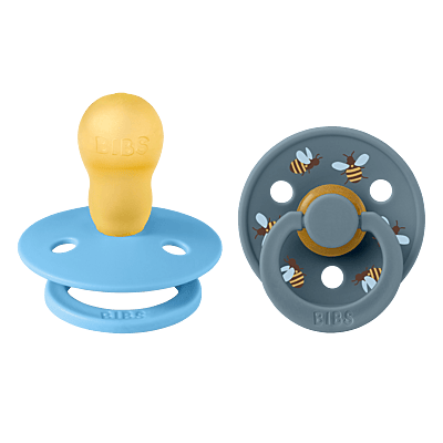 BIBS Pacifier Studio Colour 2 PACKBumblebee Latex size 3 Breeze Sky Mix BIBS Pacifier Studio Colour 2 PACKBumblebee Latex size 3 Breeze Sky Mix