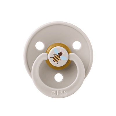 BIBS Pacifier Studio Colour 2 PACK Bumblebee Latex size 1 Mushroom Mix