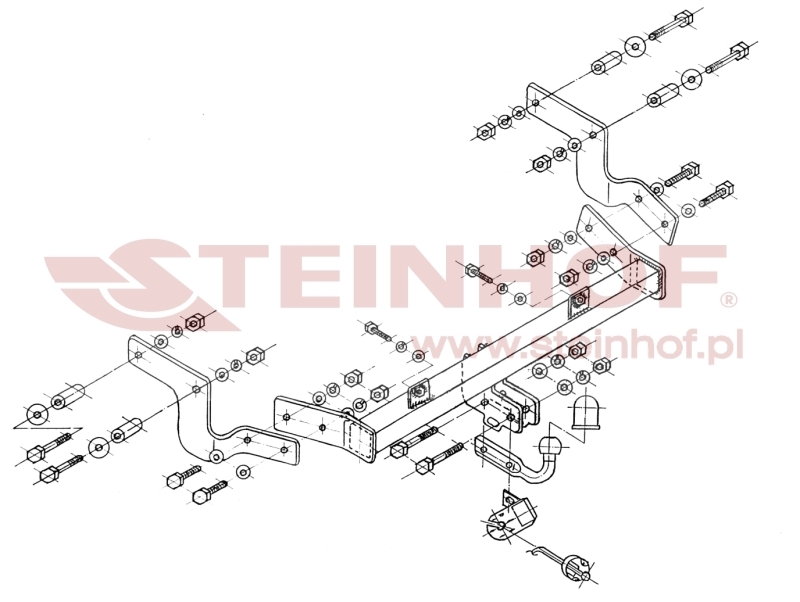 Citroen Berlingo I Tow Bar (1996-2002) C-021