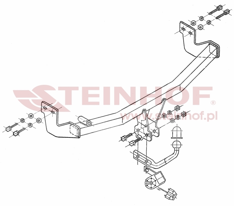 Citroen C3 5D Tow Bar (2002-2005) C-025
