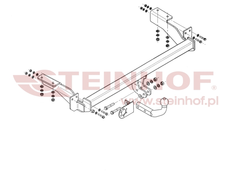 Peugeot 308 3/5D Tow Bar (2007-2011) C-026