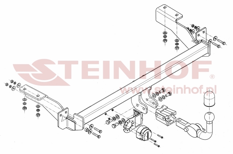 Peugeot 307 3/5D Tow Bar (2005-2007) C-029