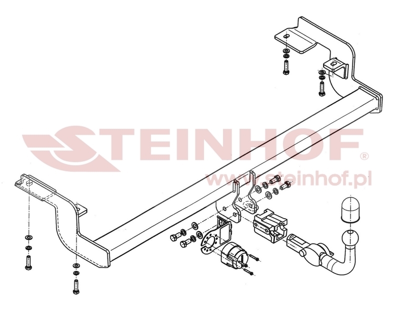 Citroen C5 4/5D Tow Bar (2001-2004) C-033