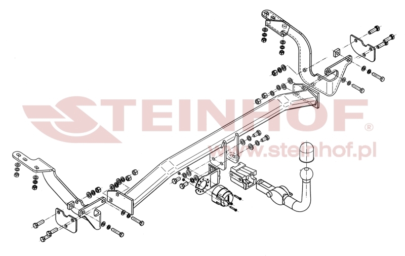 Citroen C4 Grand Picasso Tow Bar (2006-2013) C-042