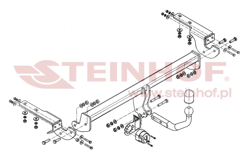 Citroen C4 II 5D Tow Bar (2010-2018) C-043