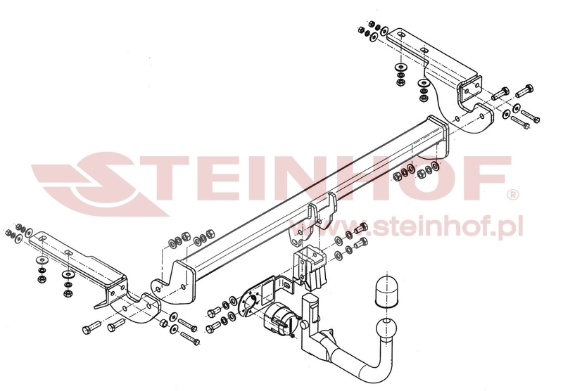 Citroen C4 II 5D Tow Bar (2010-2018) C-044