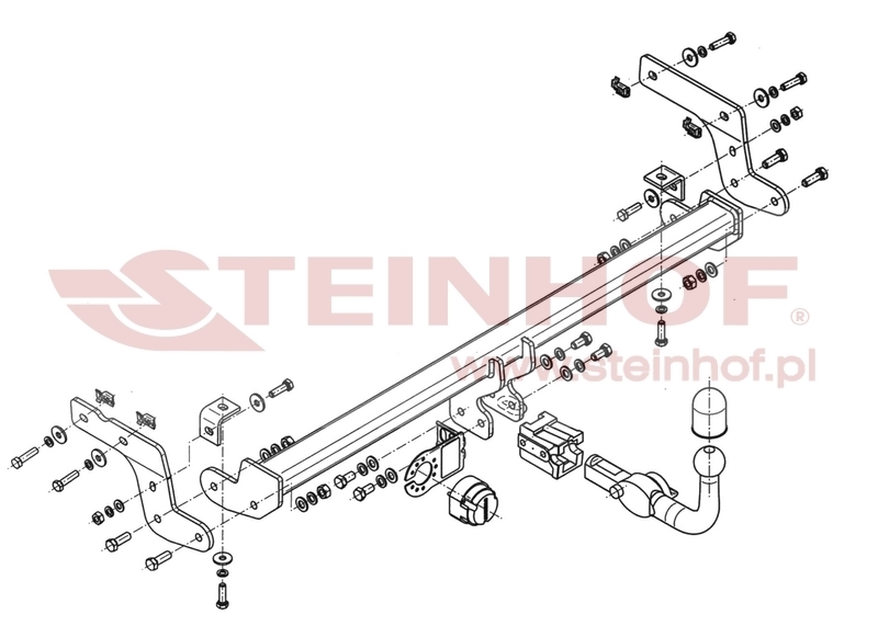 Peugeot 301 4D Tow Bar (2012-®) C-046