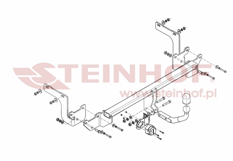 Citroen C4 Grand Picasso Tow Bar (2013-2018) C-049