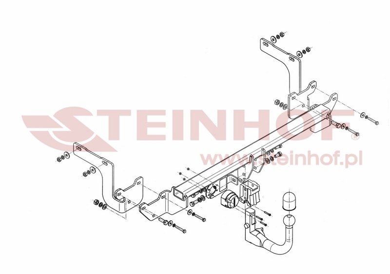 Citroen C4 Grand Picasso Tow Bar (2013-2018) C-050