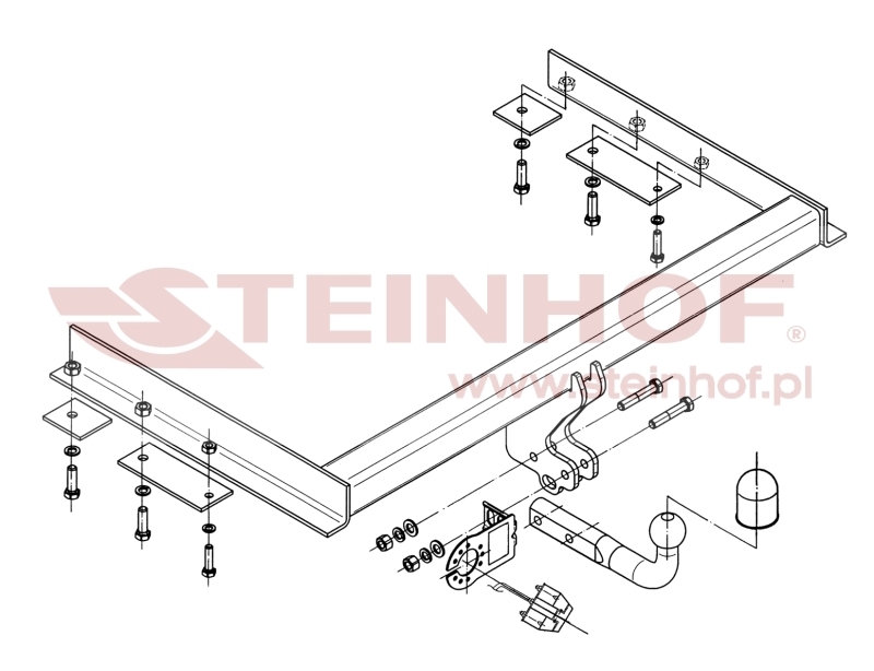 Chrysler Voyager / Grand Voyager Tow Bar (2001-2008) C-200/1