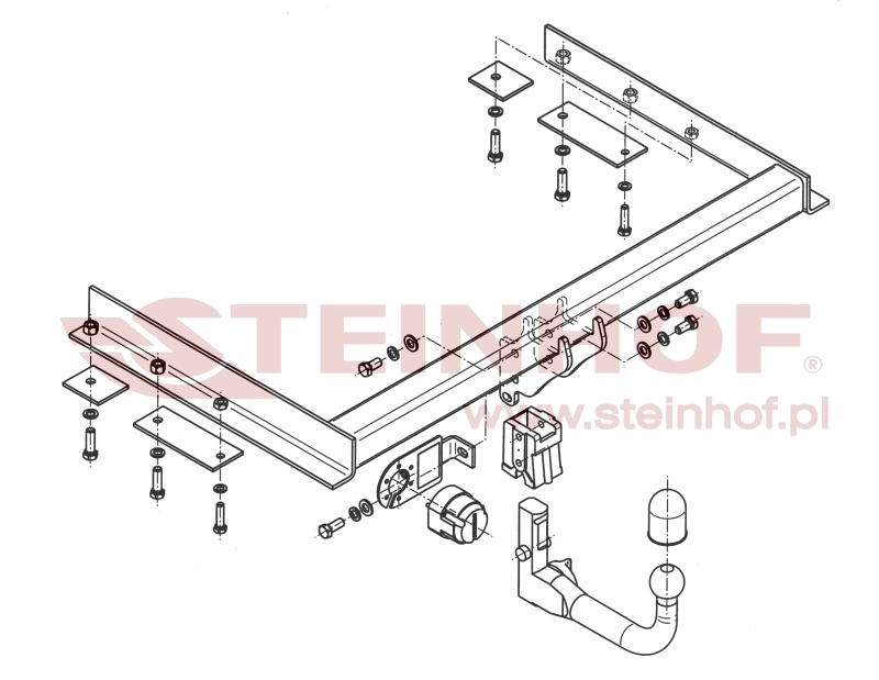 Chrysler Voyager / Grand Voyager Tow Bar (2001-2008) C-202/1