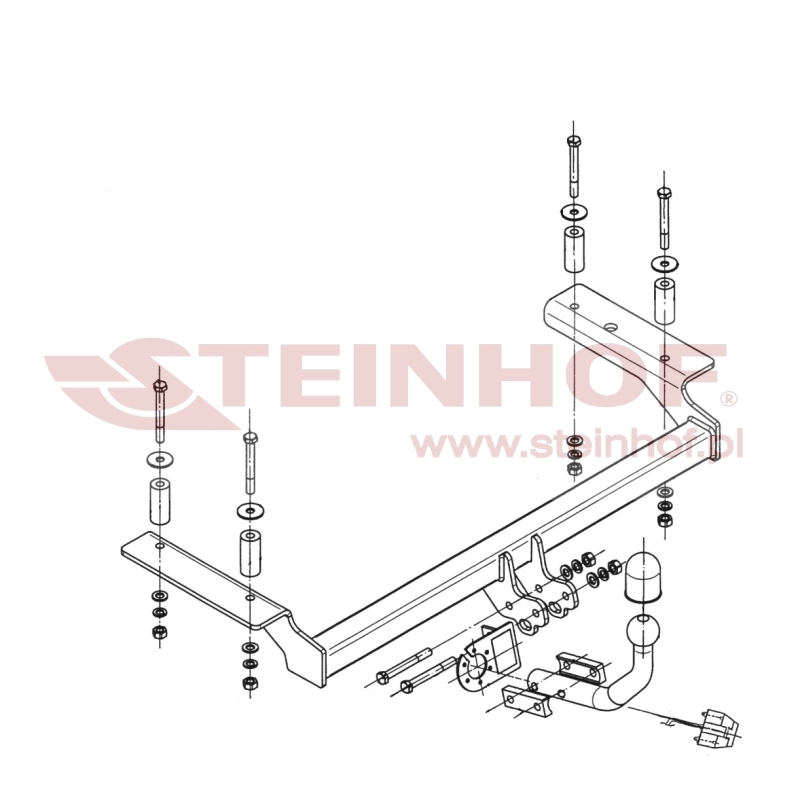 Chevrolet Aveo 3/5D Tow Bar (2005-2011) C-250
