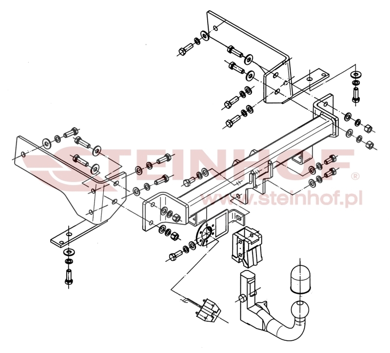 Chevrolet Captiva Tow Bar (2006-2013) C-256
