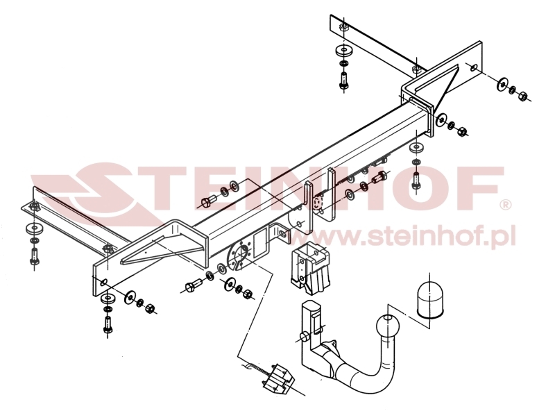 Chevrolet Cruze 4D Tow Bar (2009-®) C-261