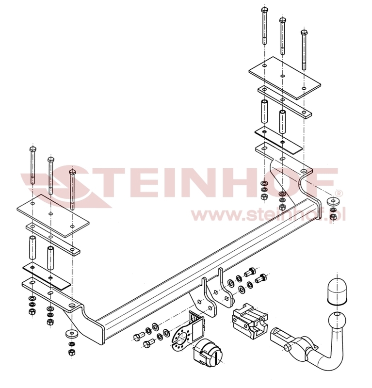 Daewoo Nubira III 4D Tow Bar (2003-2013) C-267