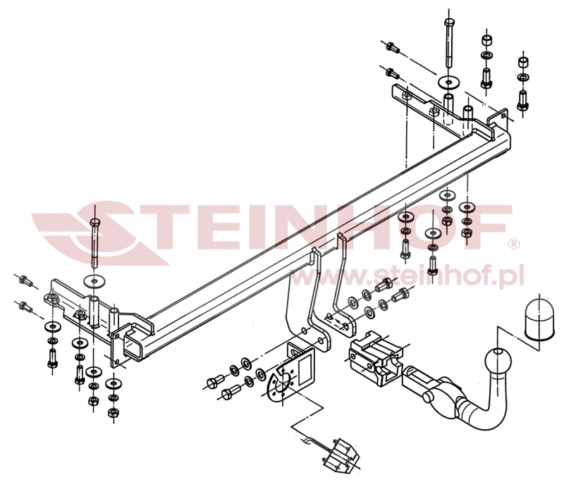Chevrolet Lacetti 5D Tow Bar (2004-2010) C-271