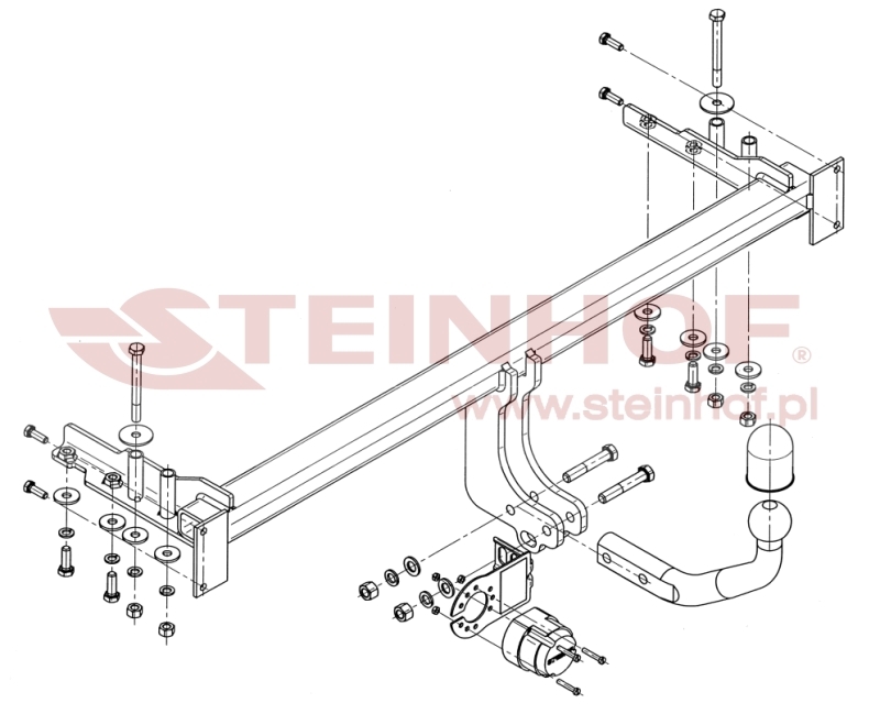 Chevrolet Lacetti Estate Tow Bar (2004-2010) C-274
