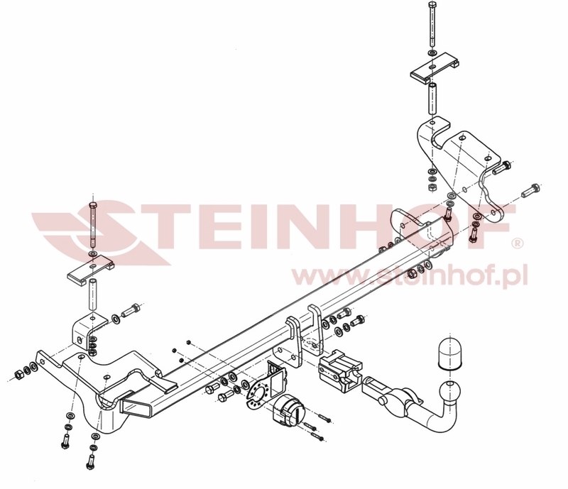Chevrolet Epica 4D Tow Bar (2006-2009) C-277