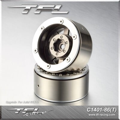 TFL 1.9 inch 8-Spoke H/Duty Wheel (Grey/Silver)