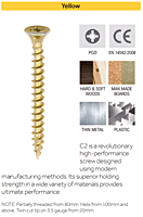 Timco C2 Strong-Fix Premium Woodscrews