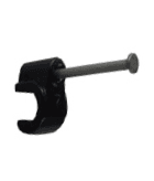 CABLE CLIPS 5mm BLACK FOR CAT5 CABLE