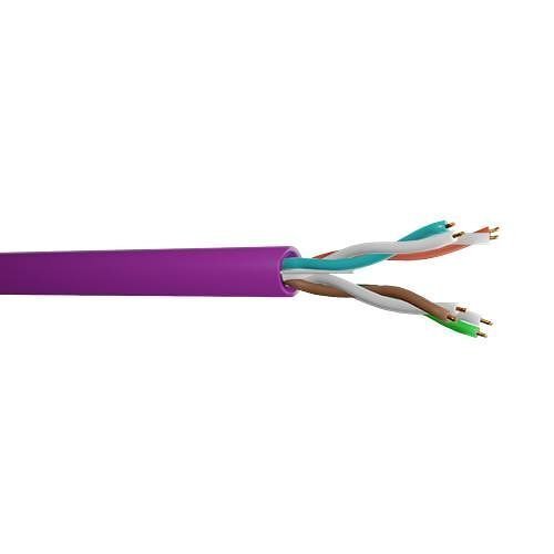 CAT5e 4P U/UTP LSZH SOLID COPPER 305m DRUM (PURPLE)