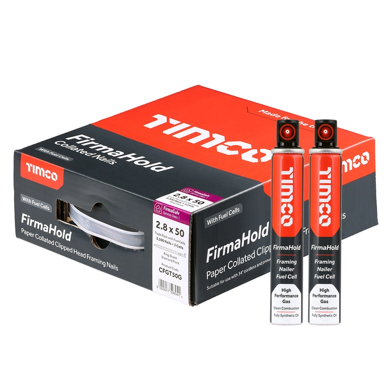 FirmaGalv FirmaHold Collated Clipped Head Nails with Fuel Cells