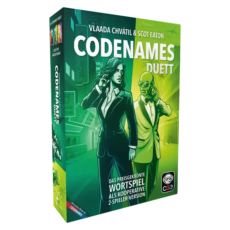 Codenames Duett DEUTSCH Neuauflage - mit minimalen Transportspuren